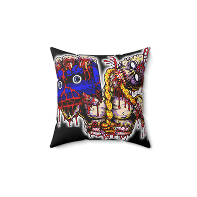 VIdeo Mayhem Pillow Spun Polyester Square Pillow