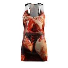 Load image into Gallery viewer, Bouquet of Guts and Gore Women&#39;s Cut &amp; Sew Racerback Dress